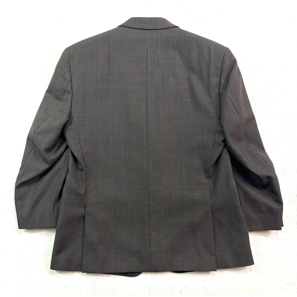 Joseph Abboud 40S 32x28 2pc Pant Suit Gray 100% Wool All Season‎ Two Button